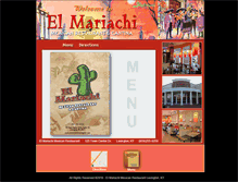 Tablet Screenshot of elmariachilexington.com